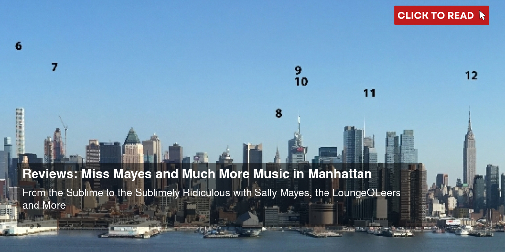Reviews: Miss Mayes and Much More Music in Manhattan - Vimarsana News