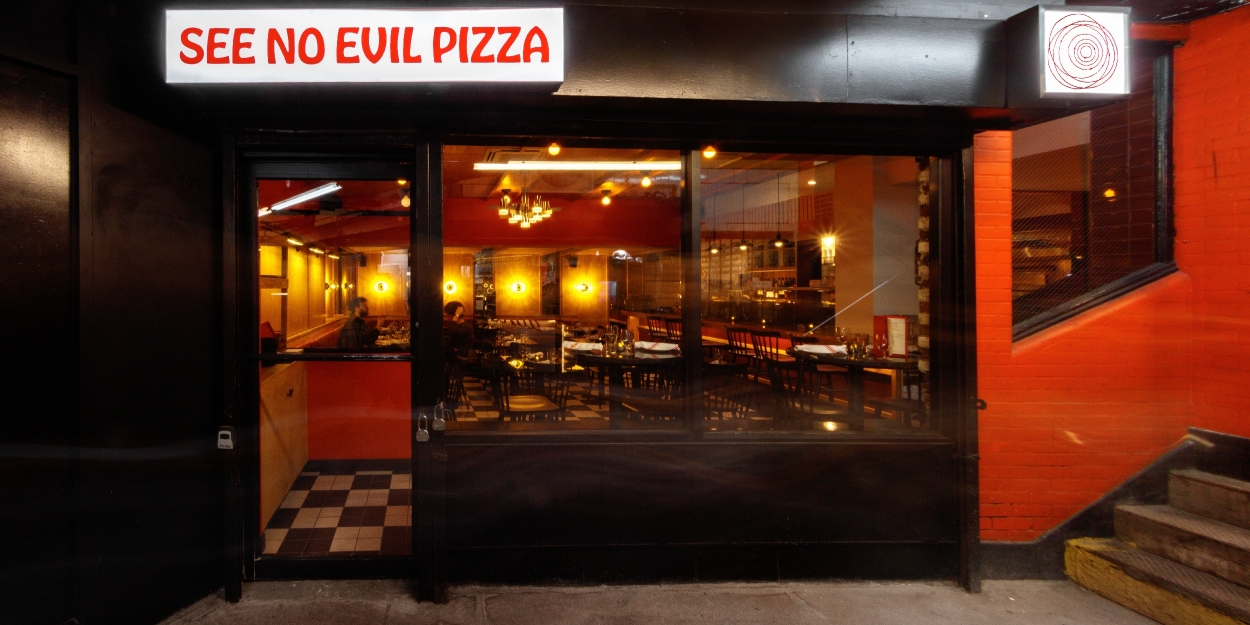 Review: SEE NO EVIL PIZZA in Times Square-Fantastic  Image