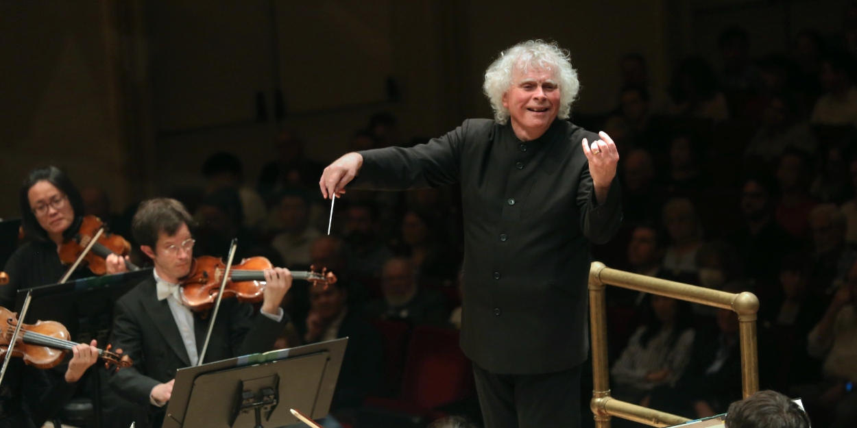 Review: SIMON RATTLE AND THE BRSO AT CARNEGIE HALL at Carnegie Hall
