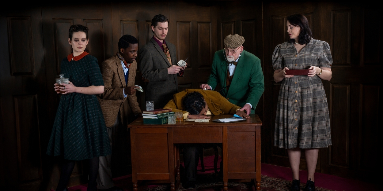 Review: THE MURDER OF THE MURDER OF ROGER ACKROYD is a Charming Whodunnit at The Masque Photo