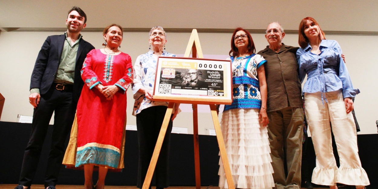 Rinden Homenaje SEP, Inbal Y Lotería Nacional Al Escritor Y Dramaturgo Rodolfo Usigli Wainer  Image