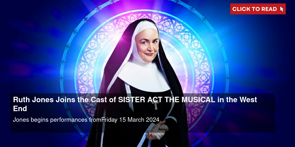 Ruth Jones Joins the Cast of SISTER ACT THE MUSICAL in the West End - Vimarsana News