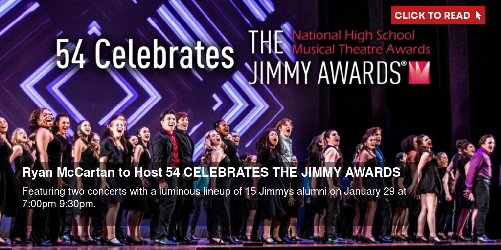 Ryan McCartan to Host 54 CELEBRATES THE JIMMY AWARDS - Vimarsana News