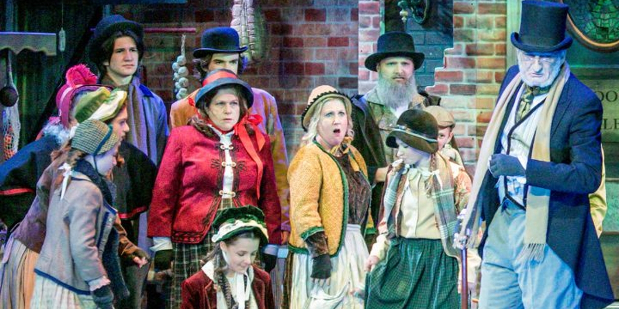 SCROOGE! THE MUSICAL Set for Matthews Playhouse of The Performing Arts  Image