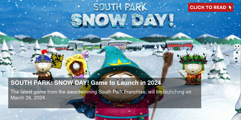South Park - Snow Day – Official Game Site