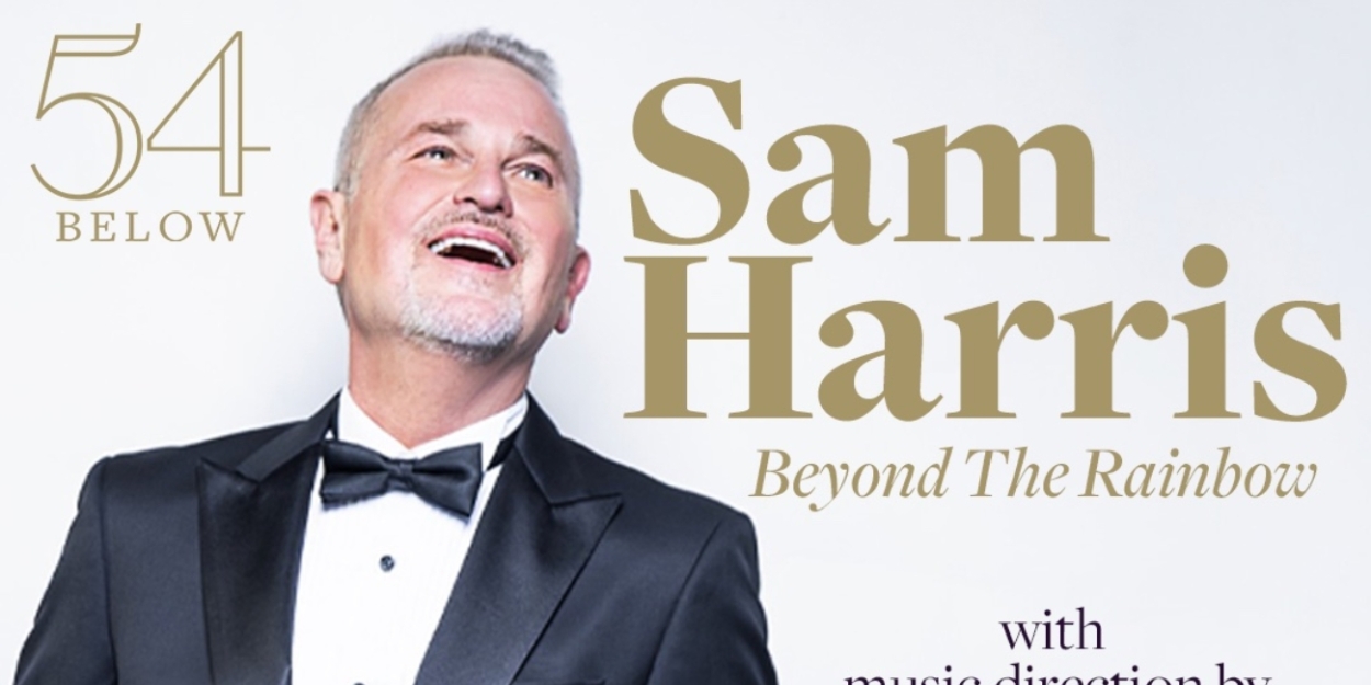 Sam Harris Will Return to 54 Below This November  Image