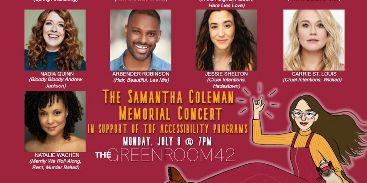 Friends Will Tribute Samantha Coleman at The Green Room 42 