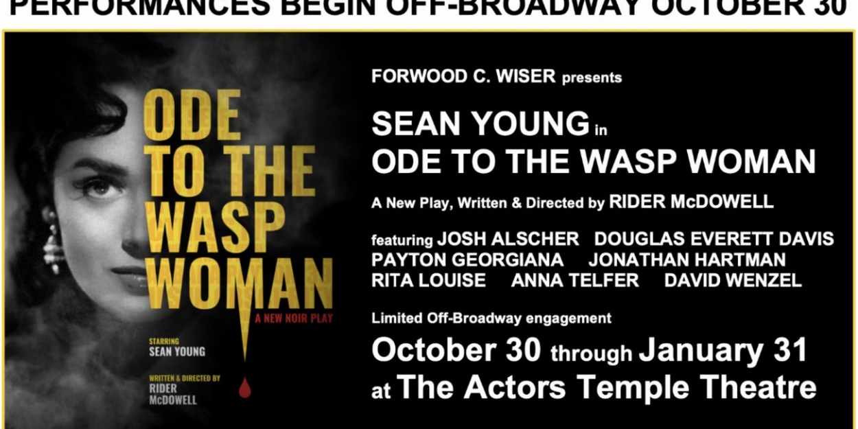 Sean Young Will Make New York Stage Debut in ODE TO THE WASP WOMAN Off-Broadway 