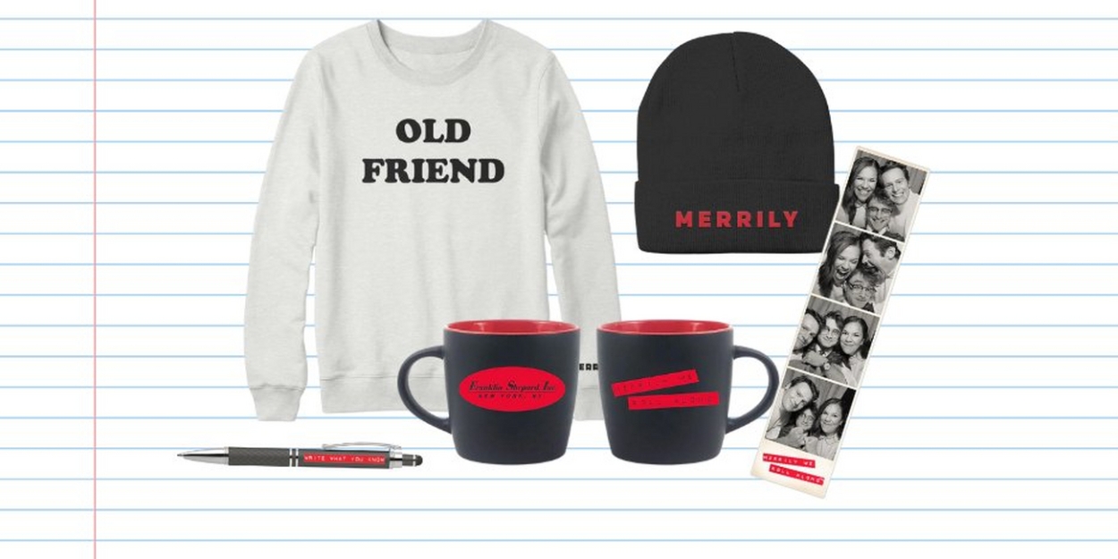 Shop MERRILY WE ROLL ALONG On Broadway Merch in Our Theatre Shop! Photo