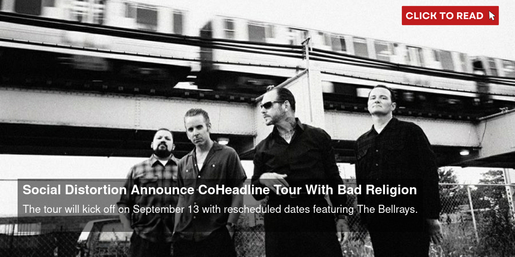 Social Distortion Bad Religion 2025 Tour: Co-Headlining Madness
