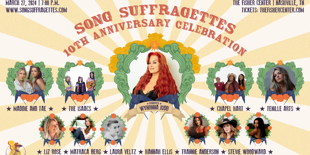 Song Suffragettes Adds Hannah Ellis & More to Wynonna Judd Celebration 