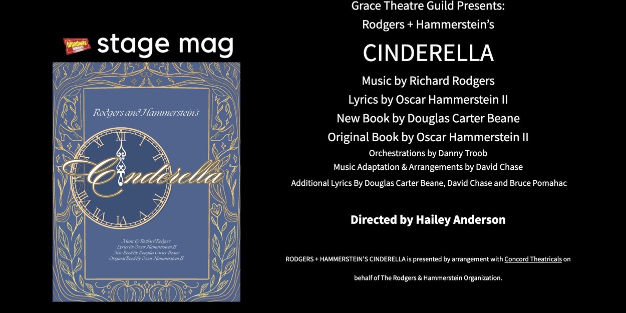 Stage Mag Spotlight: Grace Theatre Guild’s CINDERELLA