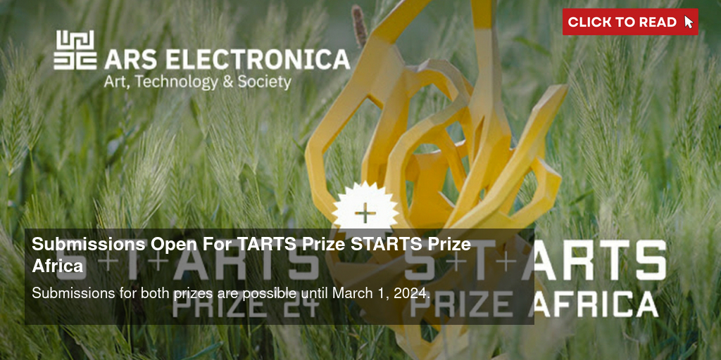 Submissions Open For TARTS Prize & STARTS Prize Africa - Vimarsana News
