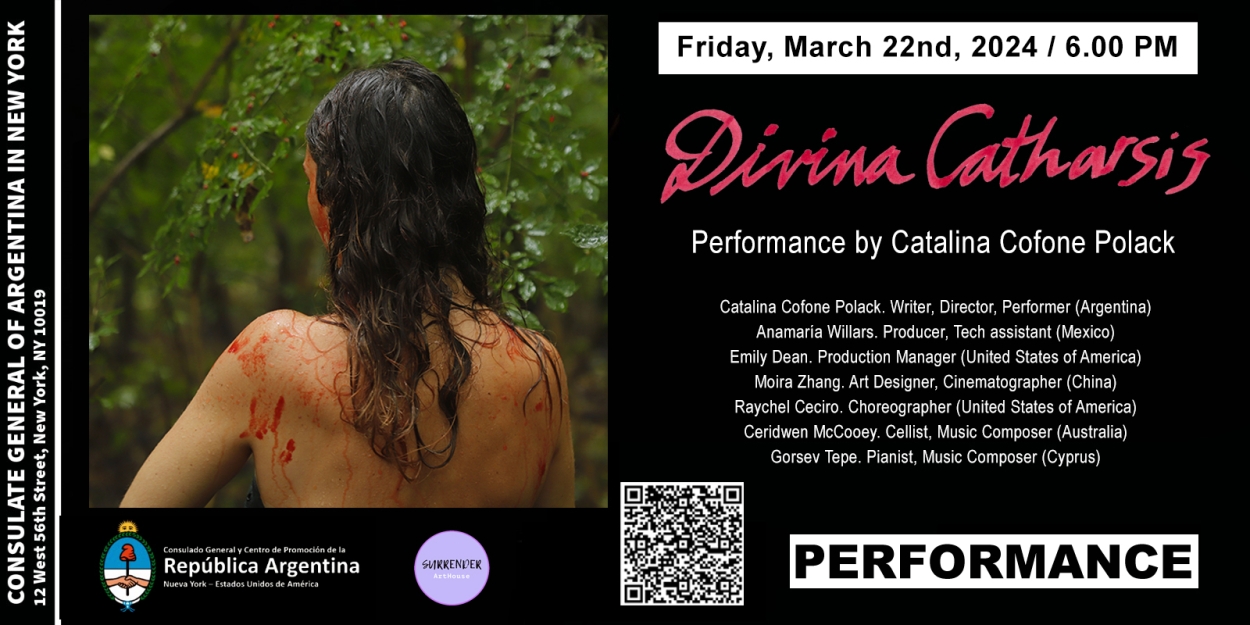 Surrender ArtHouse Presents Divina Catharsis At The Argentinian Embassy 