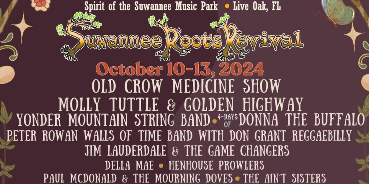 Suwannee Roots Revival Adds Molly Tuttle, Walter Parks, Paul McDonald, Jim Lauderdale, and more  Image