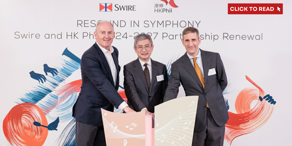 Swire Pledges HK$50m for the HK Phil in Largest Corporate Sponsorship Donation in Orchestra's History - Vimarsana News
