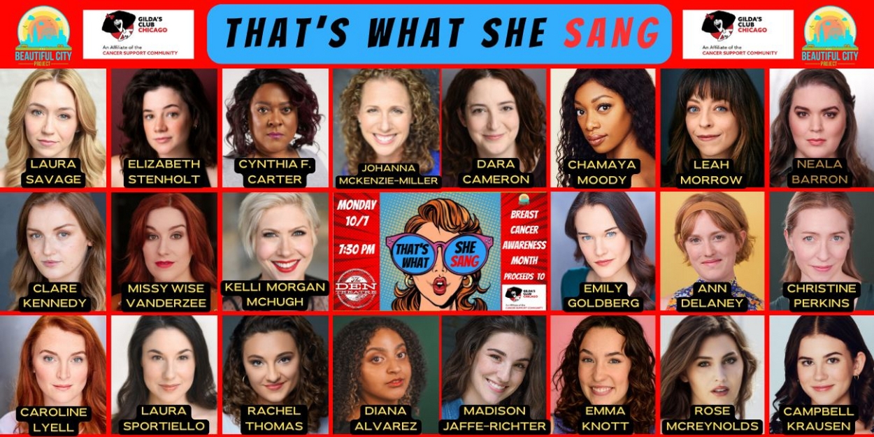 Cast Set for THAT'S WHAT SHE SANG All-Femme Cabaret at The Den Theatre  Image