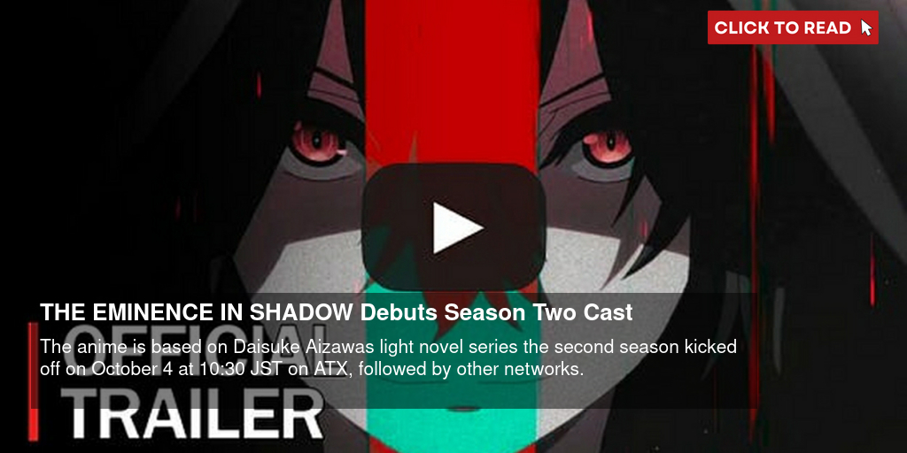 The Eminence in Shadow Season 2 Gets New Trailer, October Premiere