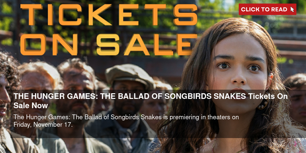 Witness the rise of a future leader. Get your tickets now for # TheHungerGames: The Ballad of Songbirds & Snakes - watch in #DolbyCinema  in…
