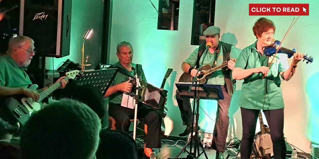 THE IRISH RAMBLERS Celebrate St Patrick's Day at Agrovino Wine Bar Lofou Next Month - Vimarsana News