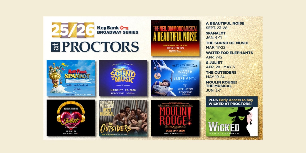 THE OUTSIDERS, SPAMALOT, and More Set For Proctors and TheREP's 25-26 Season