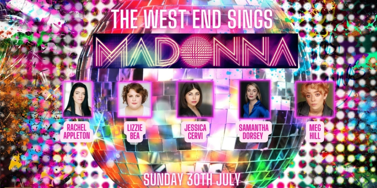 THE WEST END SINGS MADONNA Comes to The Crazy Coqs 