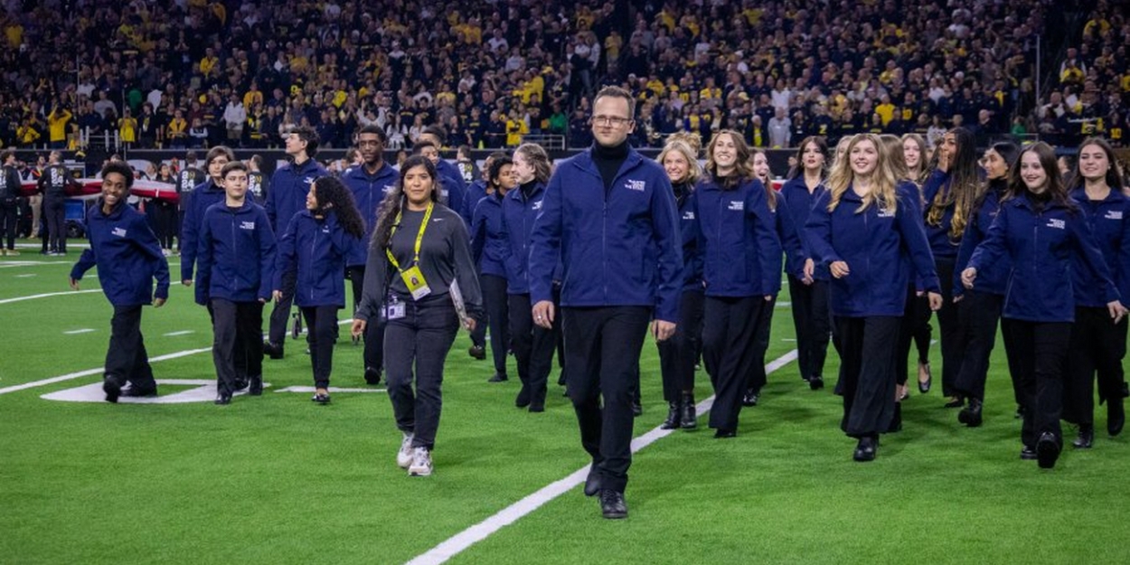 TUTS Musical Theatre Academy Ensemble Performs At The College Football Playoff National Championship 