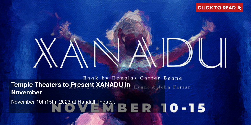 Temple Theaters to Present XANADU in November