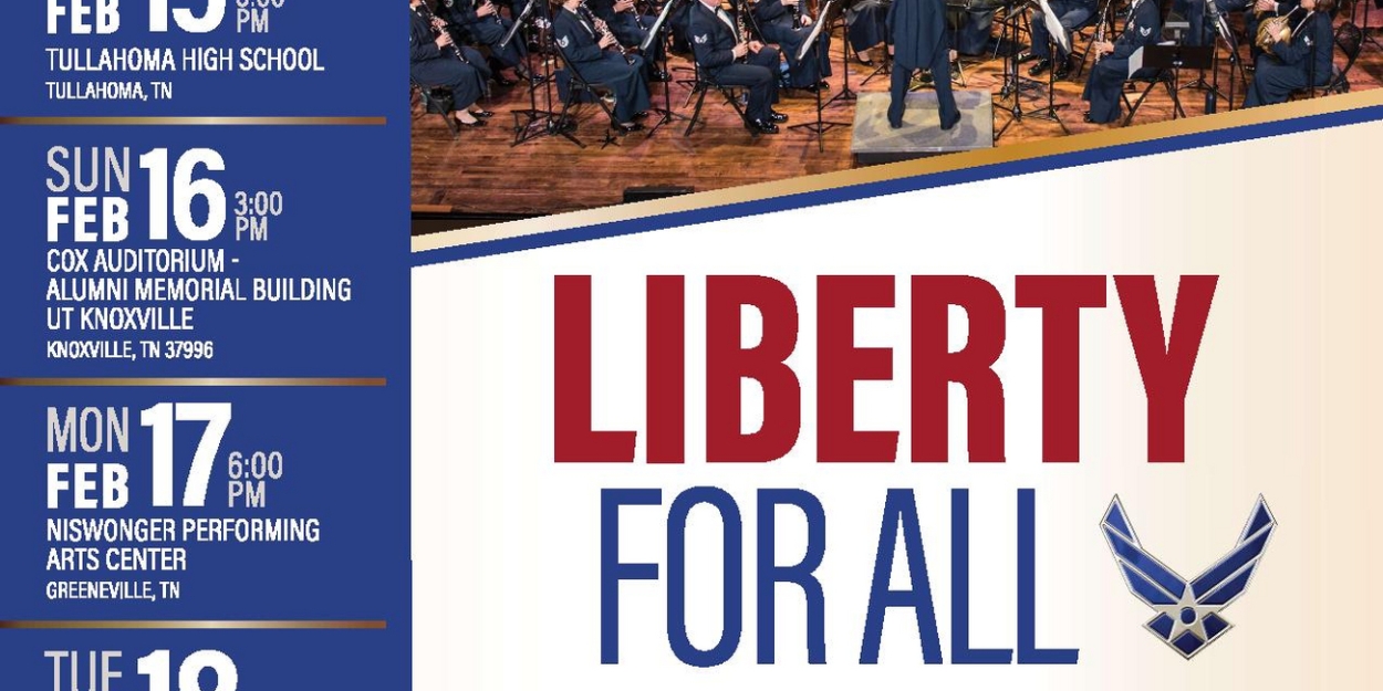 The US Air Force Band of Mid-America Will Perform Concerts in Tennessee  Image