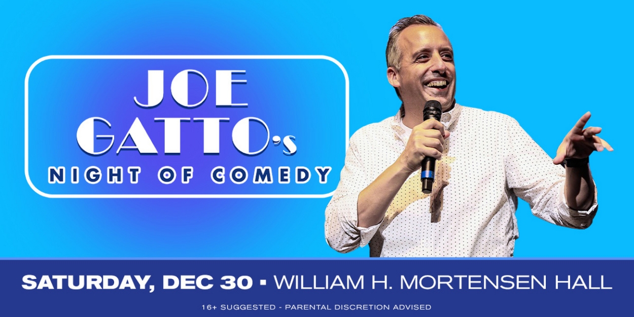 Tickets On Sale Now For Joe Gatto's NIGHT OF COMEDY Tour At The Bushnell 