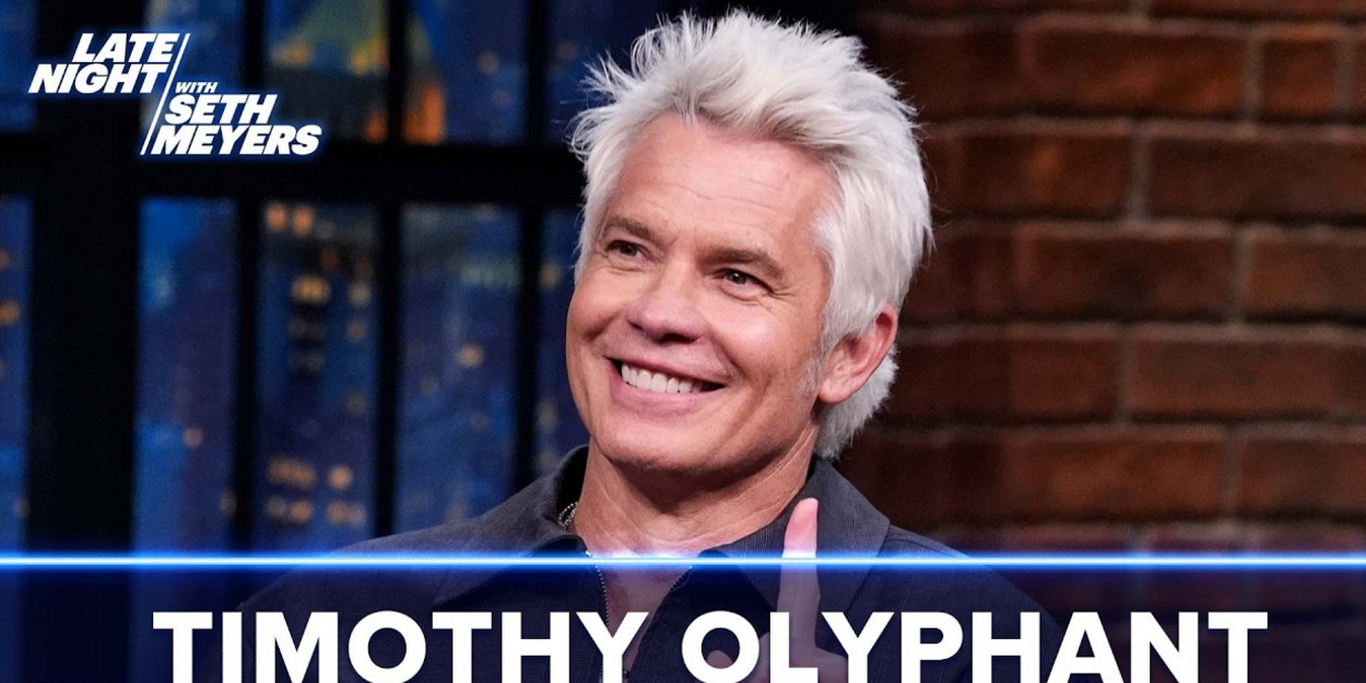 Timothy Olyphant Reveals He Requested a Personalized Mug on LATE NIGHT Video