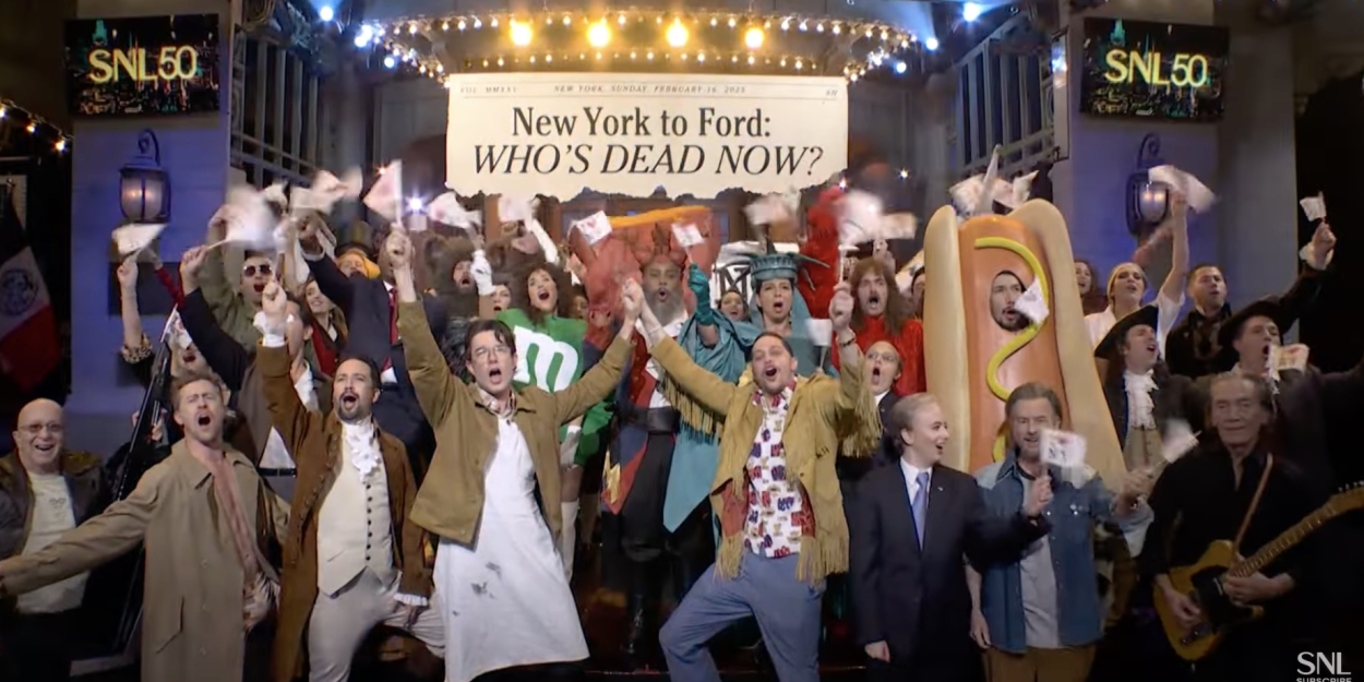 VIDEO: Lin-Manuel Miranda, John Mulaney, Nathan Lane & More in SNL50 Musical Sketch