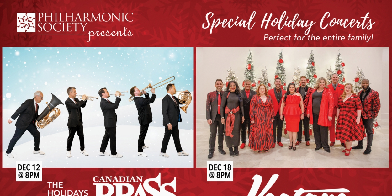 Voctave & Canadian Brass Return To Orange County This Holiday Season  Image