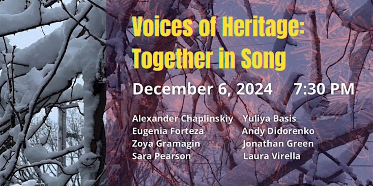 VOICES OF HERITAGE: TOGETHER IN SONG Holiday Concert Announced At St. John's in the Village  Image