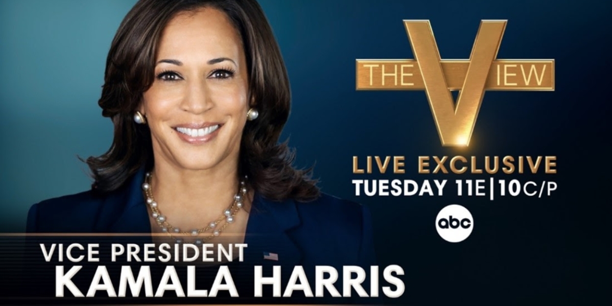 Vice President Kamala Harris To Visit THE VIEW for Her First Live Interview  Image