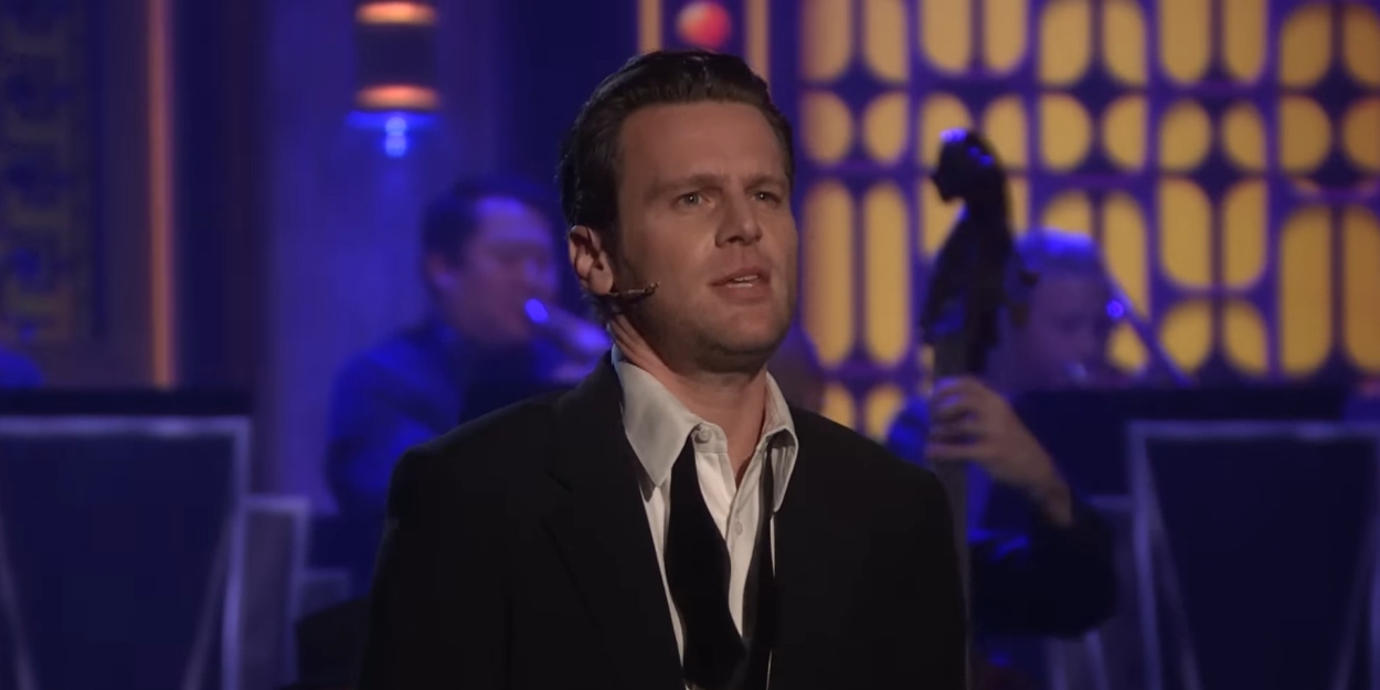 Video: Jonathan Groff Performs 'Mack The Knife' From JUST IN TIME on THE TONIGHT SHOW Photo