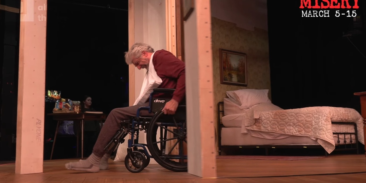 Video: Behind the Scenes of Stephen King's MISERY at the Farmers Alley Theatre Video