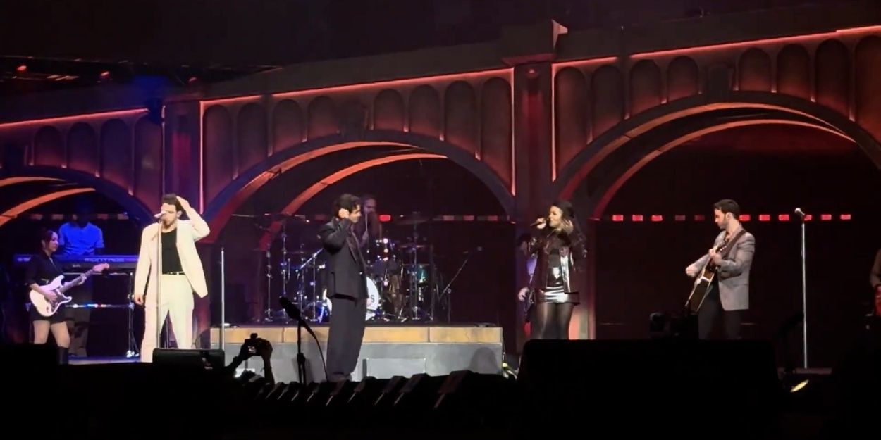 Video: Adrienne Warren Reunites With Nick Jonas For 'This Christmas' at Jonas… Video