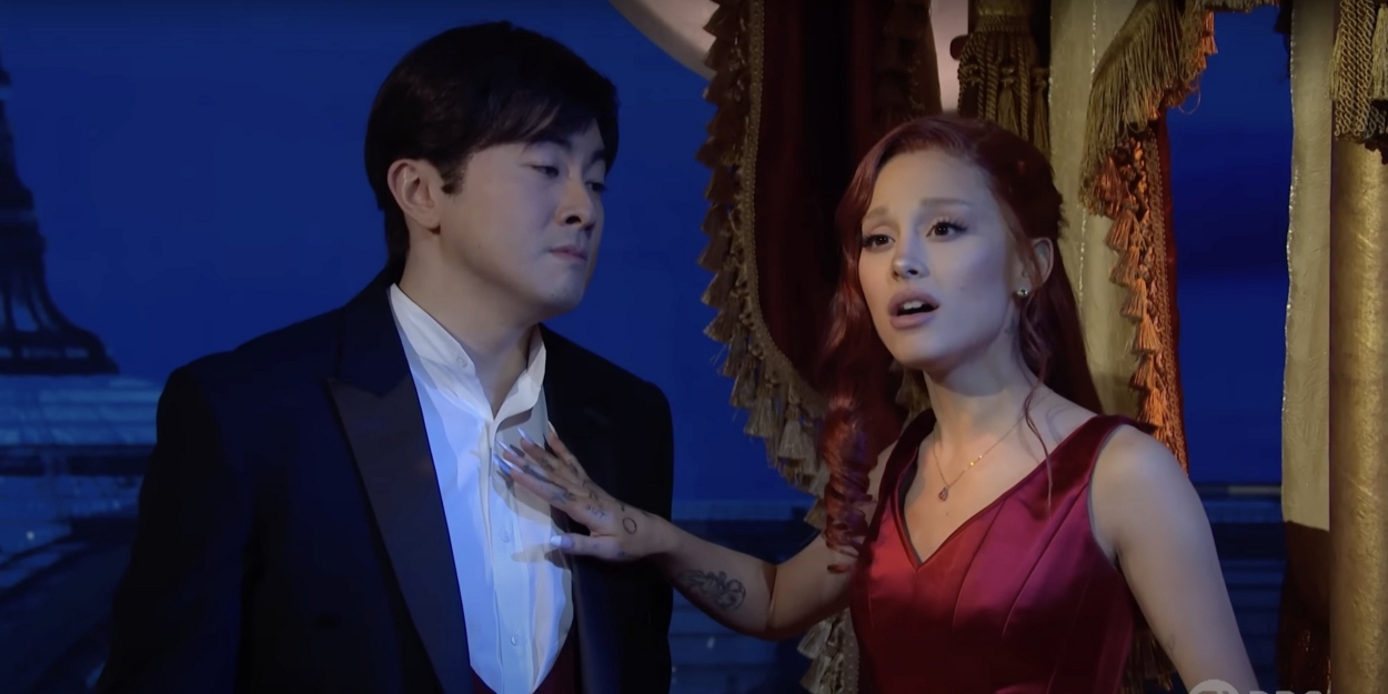 Video: Ariana Grande & Bowen Yang Sing WICKED, SOUND OF MUSIC, & More in MOULIN ROUGE Parody on SNL 