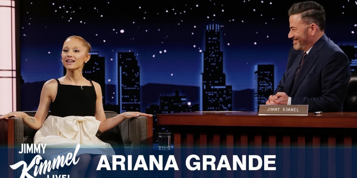 Video: Ariana Grande Talks WICKED Oscar Nom, Sings 'Defying Gravity' Riff on JIMMY KIMMEL LIVE Photo