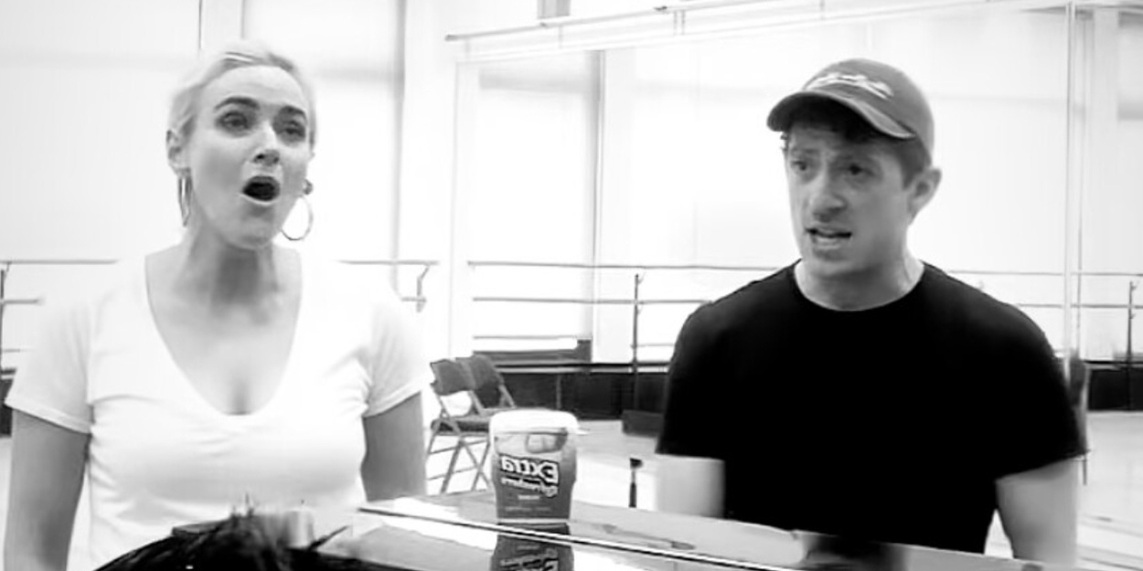 Betsy Wolfe & Ethan Slater Rehearse ‘Skid Row’ in LITTLE SHOP OF HORRORS Betsy Wolfe & Ethan Slater Rehearse ‘Skid Row’ in LITTLE SHOP OF HORRORS