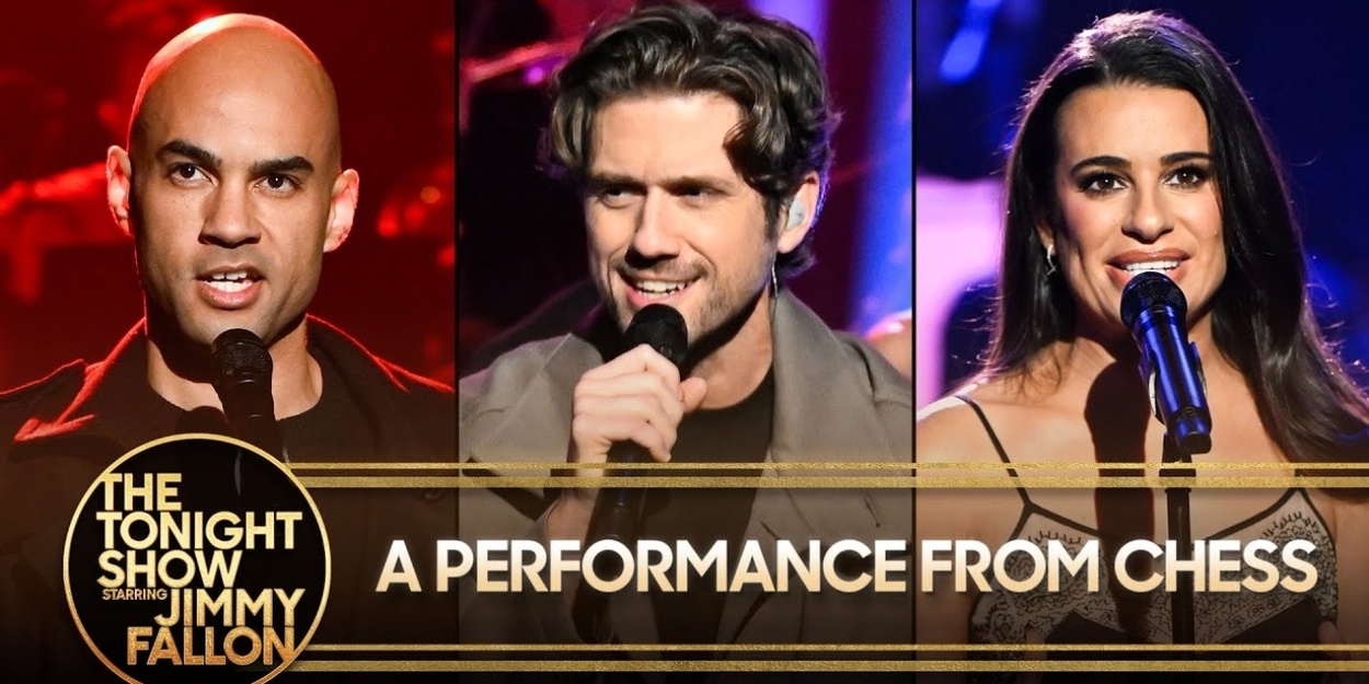 Video: Aaron Tveit, Lea Michele and Nicholas Christopher Perform CHESS Medley on THE TONIGHT SHOW Photo