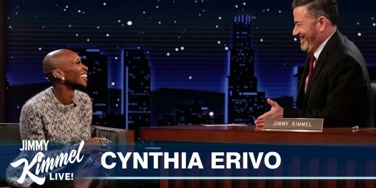 Video: Cynthia Erivo Talks WICKED Oscar Nomination, Elphaba’s Songs, & More on JIMMY KIMMEL LIVE! Photo