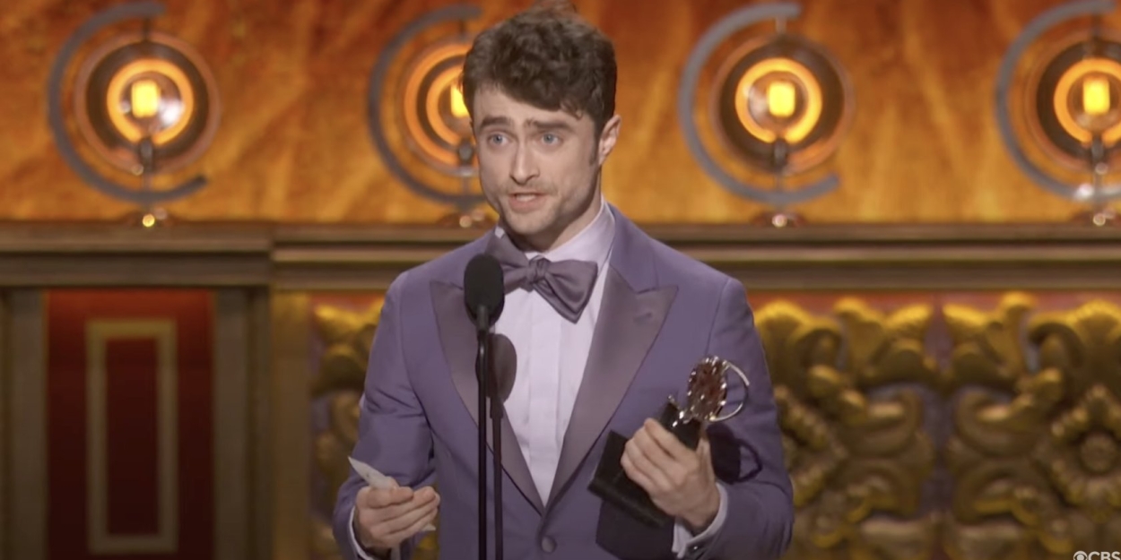 Video: Daniel Radcliffe Accepts Tony Award For MERRILY WE ROLL ALONG Photo