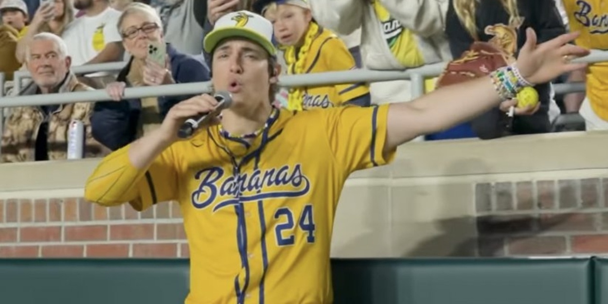 Video: Derek Klena Sings 'Shut Up and Dance' With the Savannah Bananas Photo