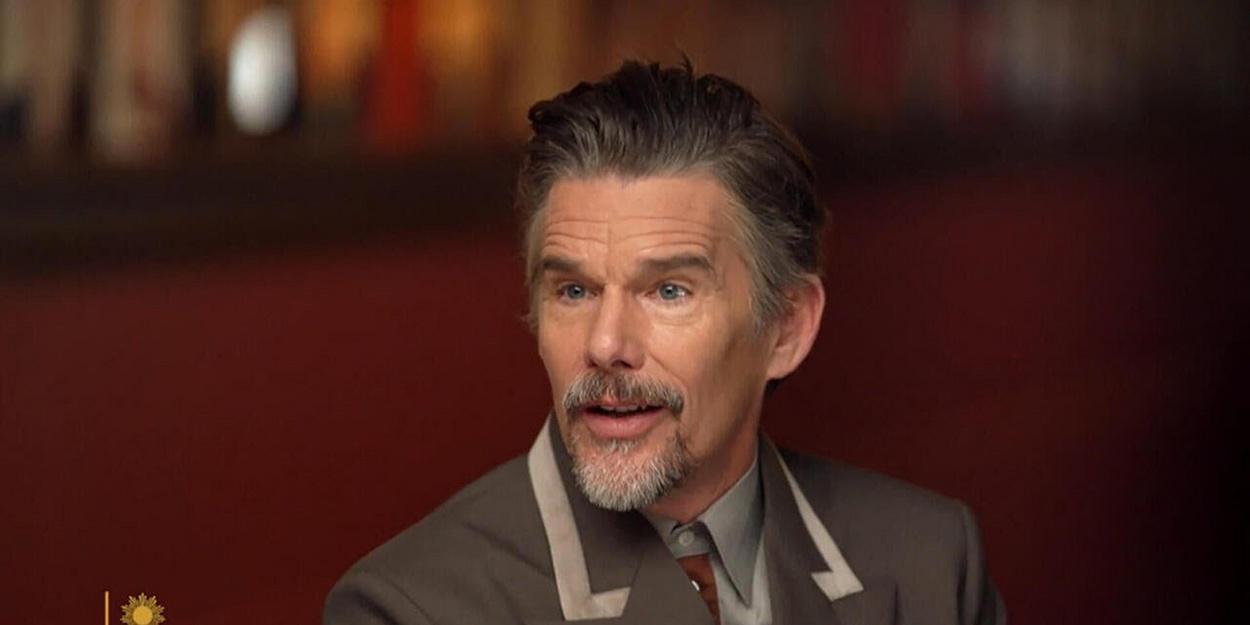 Video: Watch Ethan Hawke Receive Sardi's Portrait on CBS SUNDAY MORNING Photo