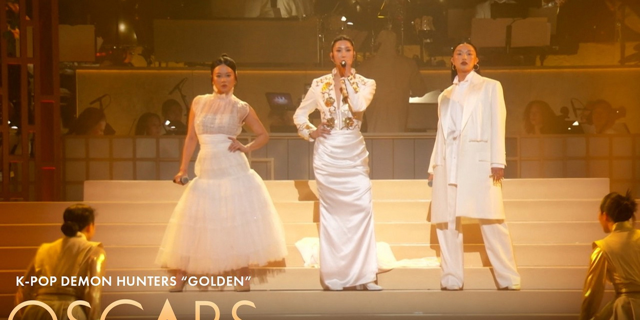 EJAE, Audrey Nuna, and Rei Ami Perform ‘Golden’ From KPOP DEMON HUNTERS at the 2026 Oscars EJAE, Audrey Nuna, and Rei Ami Perform ‘Golden’ From KPOP DEMON HUNTERS at the 2026 Oscars