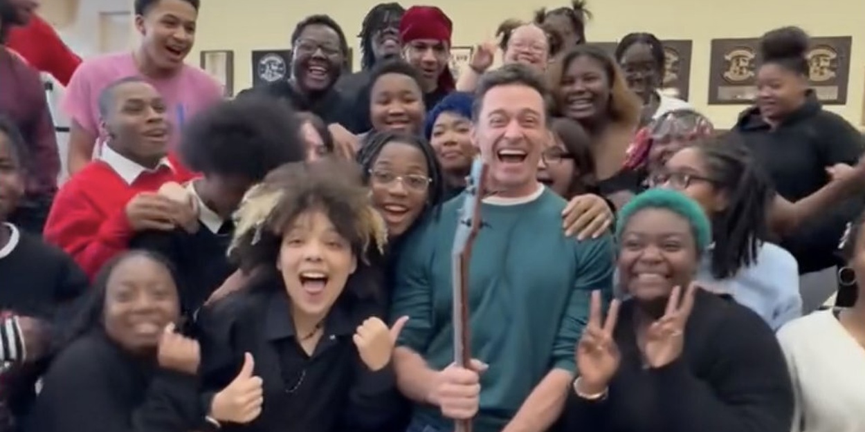 Hugh Jackman Surprises Milwaukee High School Band Class With New Instruments Hugh Jackman Surprises Milwaukee High School Band Class With New Instruments