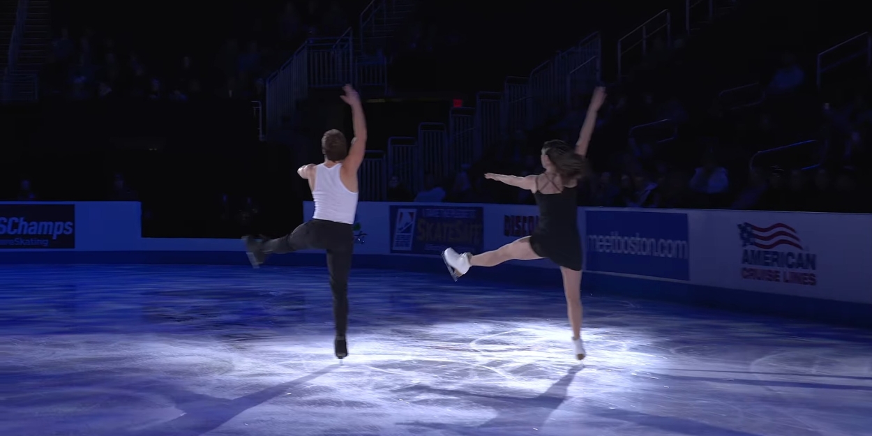 Video: Ice Skaters Caroline Green and Michael Parsons Perform to SUNSET BOULEVARD Photo