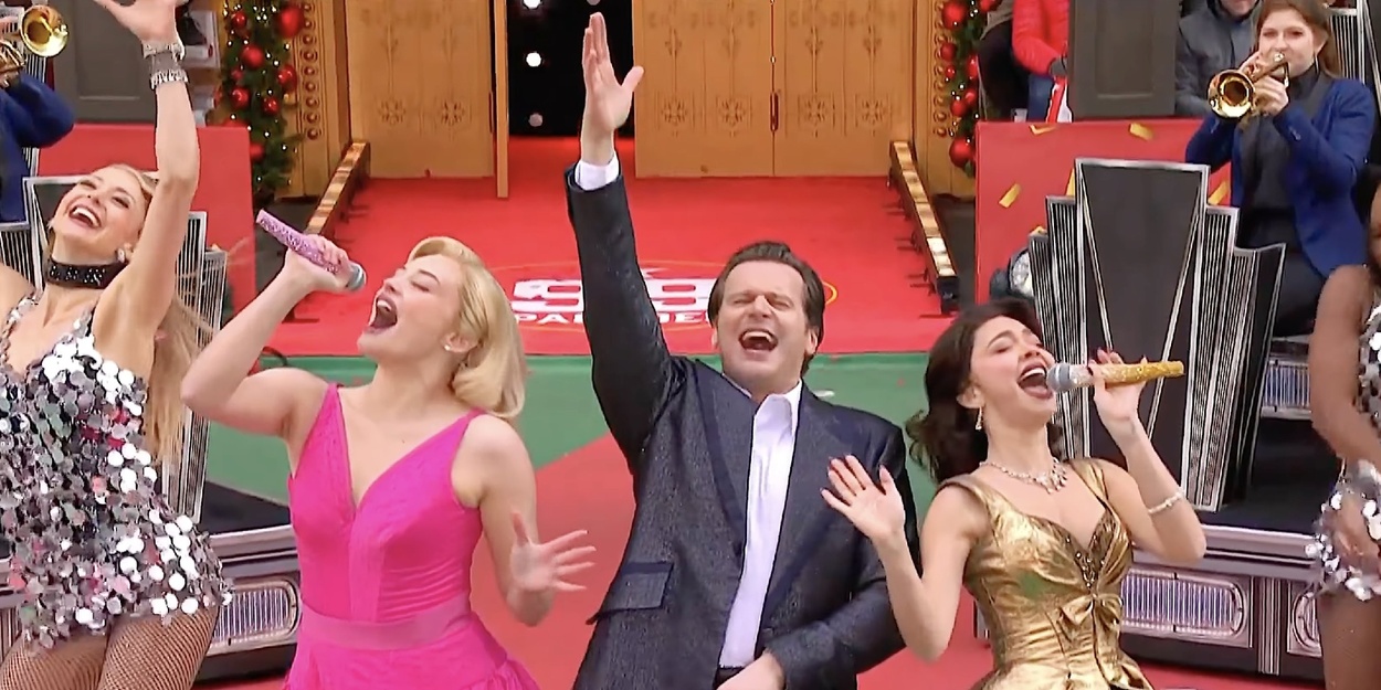 Video: Jonathan Groff & JUST IN TIME Cast Performs Medley at the Macy's Thanksgiving Day Parade Photo